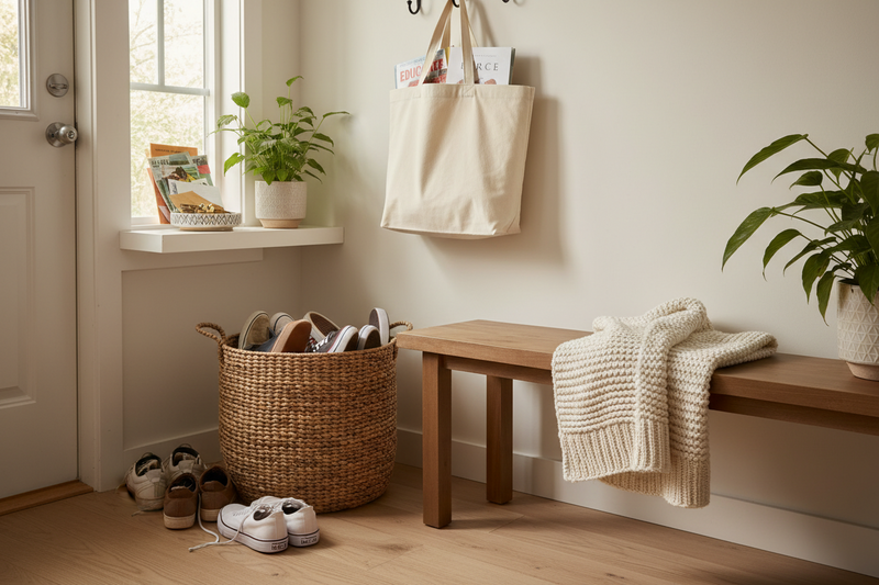 Small Entryway, Big Organization: 4 Easy Wins