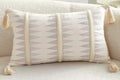 Woven Tassel Cushion Cover